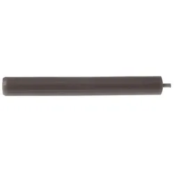 Leuchterkerze 18 cm Wachs Grau