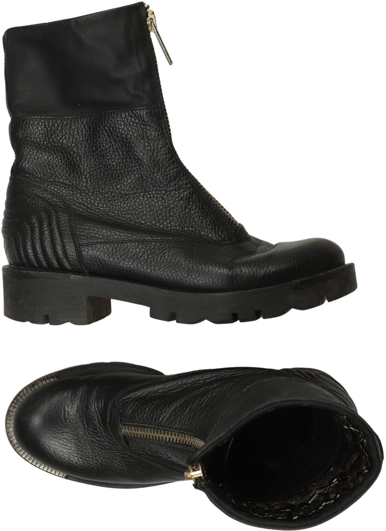Tosca BLU Damen Stiefelette, Schwarz, Gr. EU 39, kein / Etikett - Second Hand