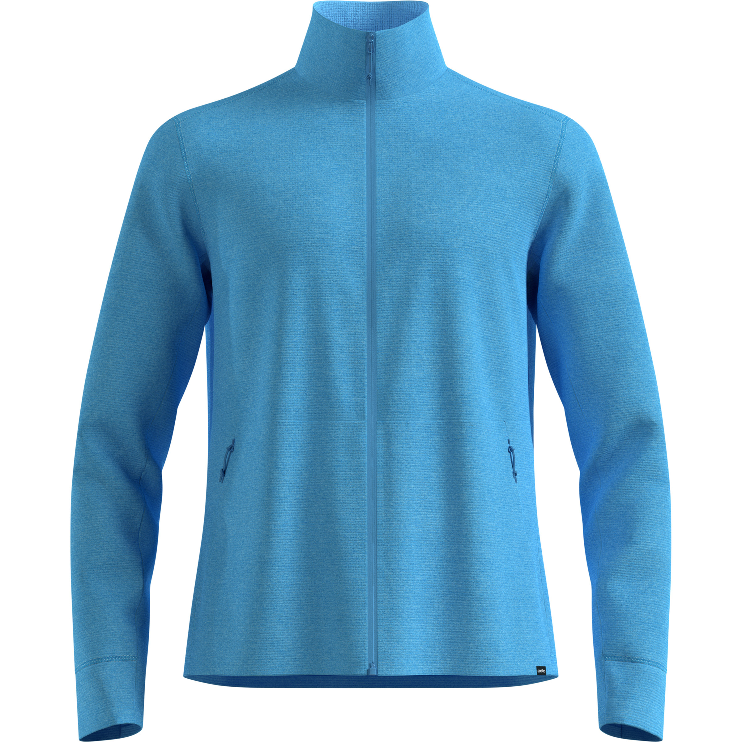 Odlo Grid Fleece Herren Fleecejacke blau Größe M Trekking Elastisch
