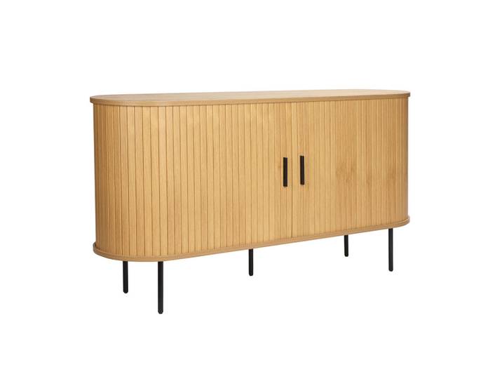 Livetastic Sideboard, Natur, Metall, 2 Fächer, 140x76x40 cm, Wohnzimmer, Kommoden & Sideboards, Sideboards