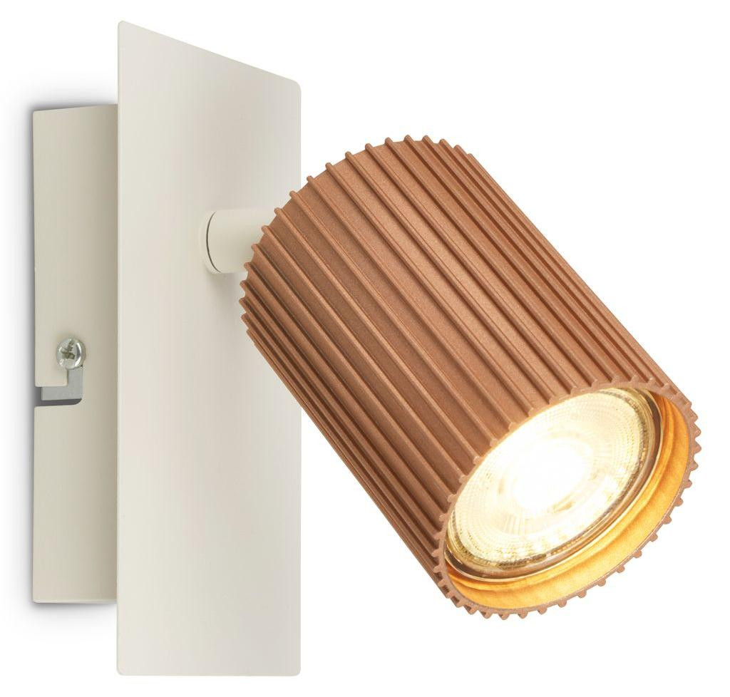 Briloner Wandlamp voor binnen, scharnierende leeslamp met GU10 fitting, max. 9W