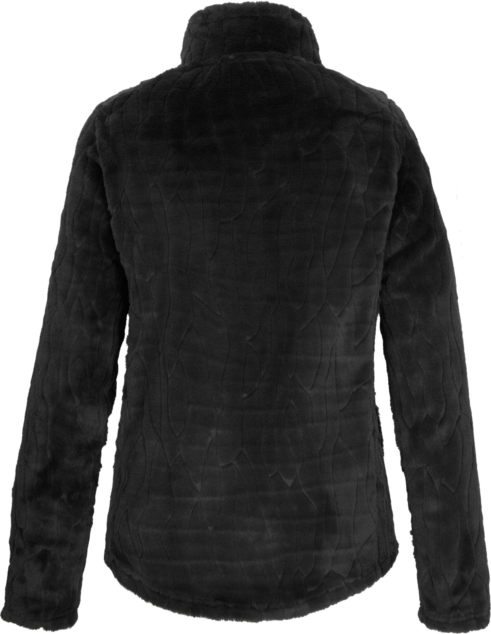 Fleecejacke KILLTEC "KOW 493 WMN FLC JCKT", Damen, Gr. 36, schwarz, Obermaterial: 100% Polyester, Jacken Fleecejacke, Weiche Fleecejacke, Allover-Prägung, verschließbare Taschen