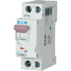 Eaton Leitungsschutzschalter, Kennlinie C, 1+N, 32A - PLSM-C32/1N-MW (242275)