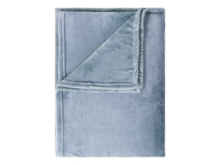Fleecedecke 150 x 200cm Blau/Blau Polyester