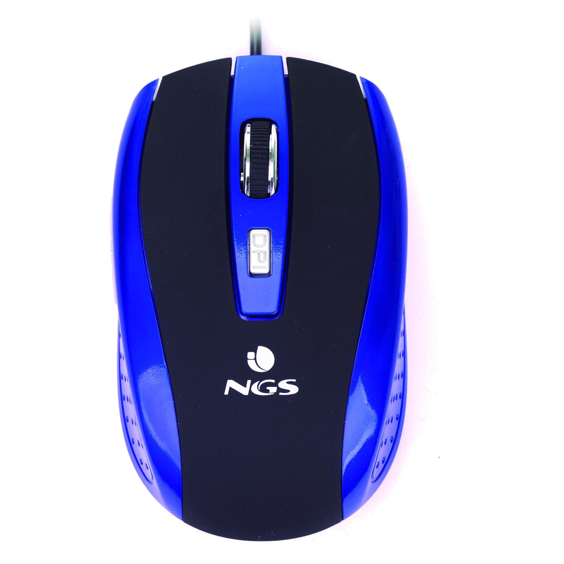 NGS Blue tick Maus rechts USB Typ-A Optisch 1600 DPI (Kabelgebunden) (BLUE TICK)