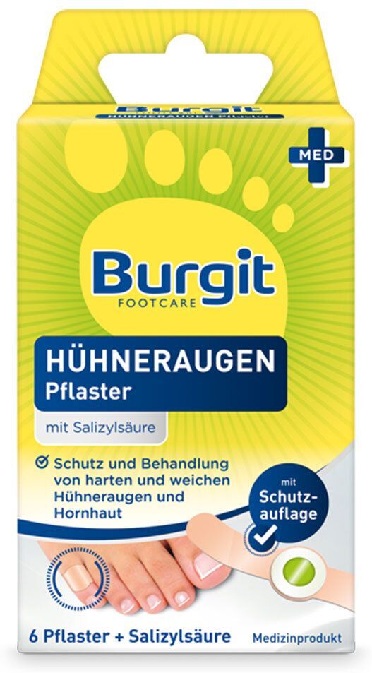 Burgit Hühneraugen Pflaster 6 St 6 St Pflaster