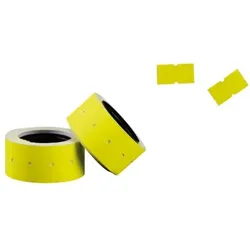 ratiotec Etiketten 21x12 gelb fluoreszierend, gerade