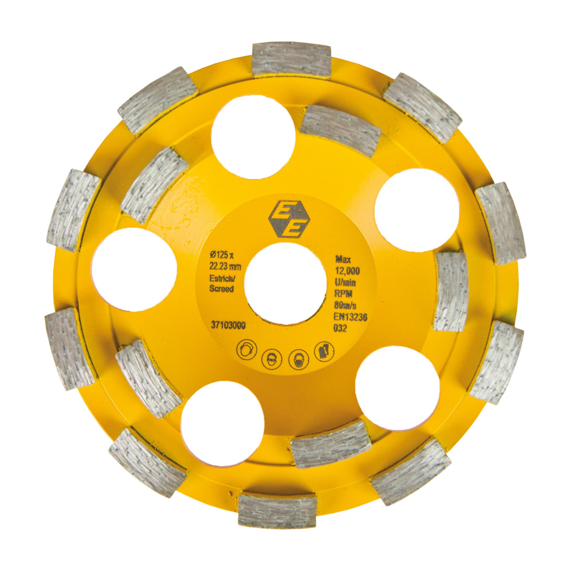 Eibenstock Diamant-Schleifteller Ø 125 mm für Estrich (gelb) (37103000)