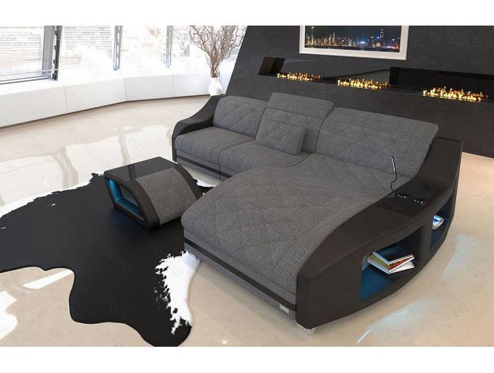 Couch Swing L-Form in Stoff
