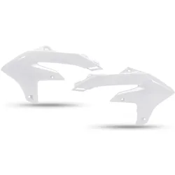 UFO, Motorrad Zubehör, UFO-KÜHLERSCHUTZGITTER FÜR YAMAHA YZF 450 '23-'25, YZF 250 '24-'25, WEISS
