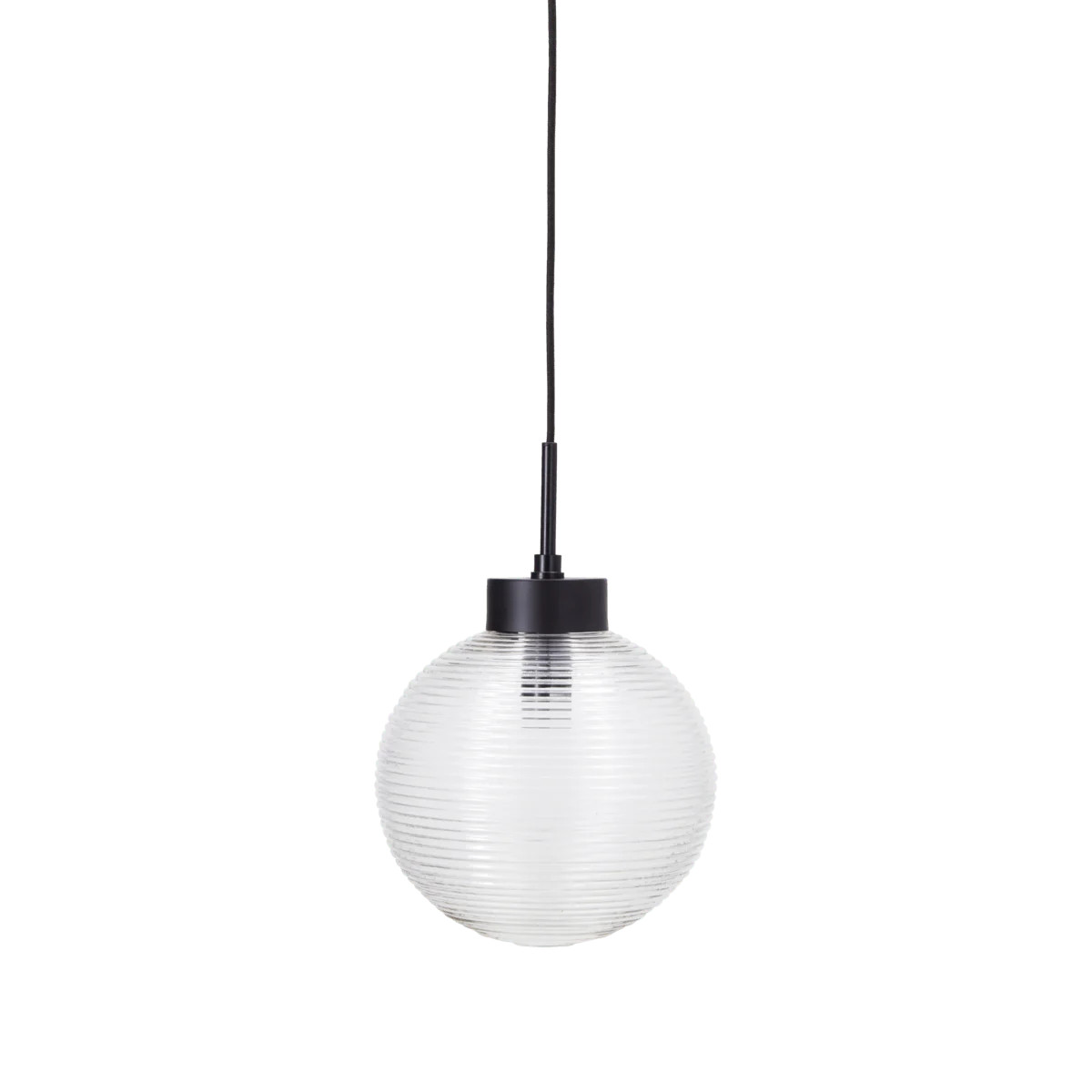 House Doctor Gaia Hanglamp - Rond - Glas - Transparant - Ø25 cm
