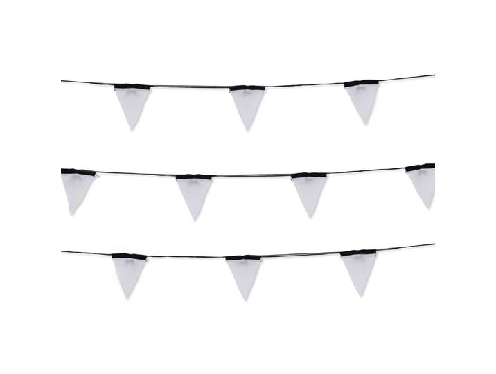 Seletti - Guirlande lumineuse extérieur Sagra - Noir - Tissu polyester - Designer Gio Tirotto