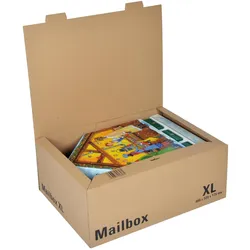 Dinkhauser Kartonagen, Versandkarton + Versandbox, Mailbox (46 x 33.50 x 17.50 cm)