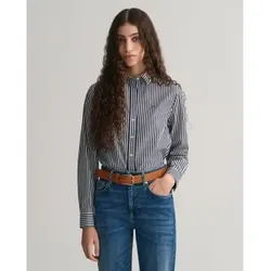 Gant für Damen. 4300214 Gestreiftes Popeline-Hemd Regular Fit (38), Lässig, Baumwolle, Langarm