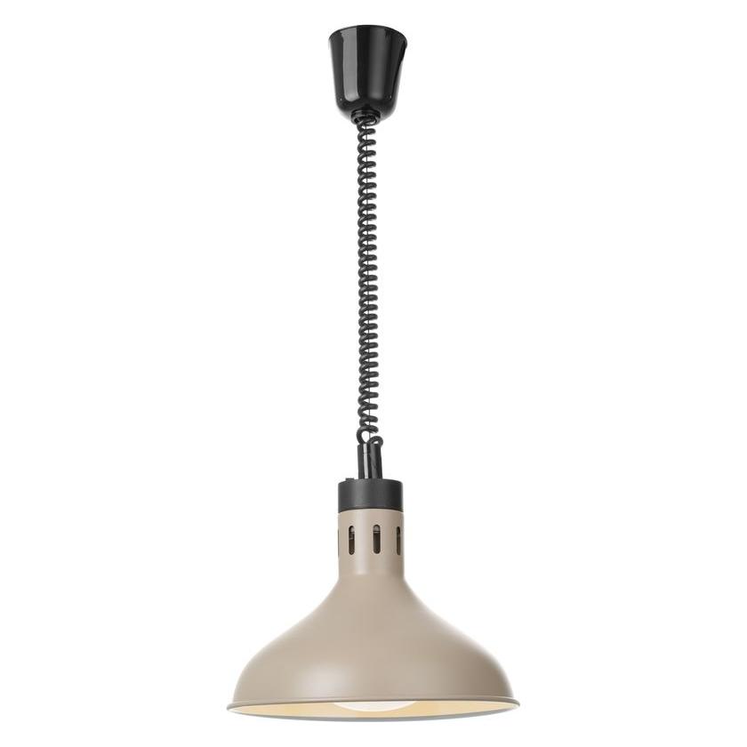 Hendi Höhenverstellbare Wärmelampe, glockenförmig,, Beige, 230V/250W, Ø295x(H)207mm (76449418)