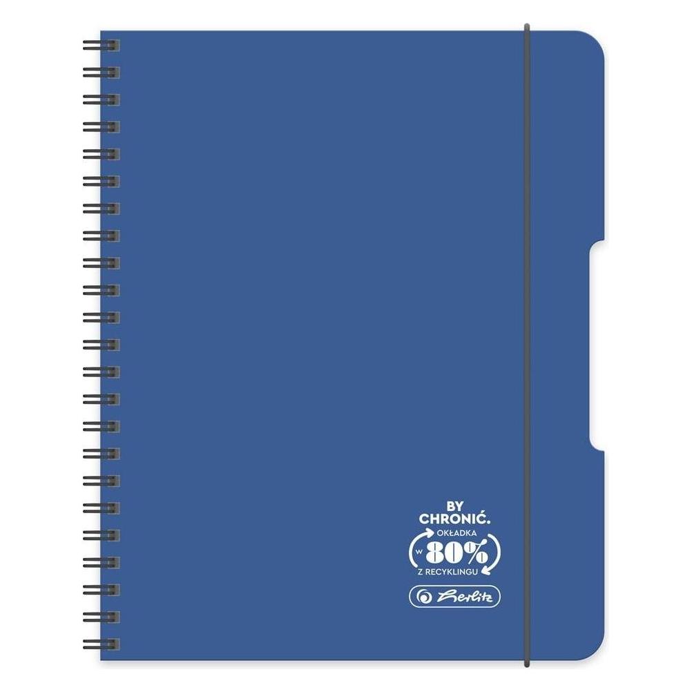 Herlitz Spiralnotizbuch B5/80K quadratisch Ocean (2 Stück) (B5, Weicher Einband) (54622981)
