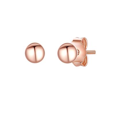 Paar Ohrstecker GLANZSTÜCKE MÜNCHEN "Set: GSM414", rosa (roségold), Ohrringe, Damen, 3, aus Sterling Silber