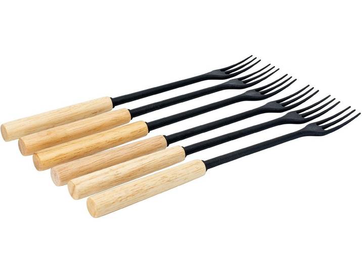 Fondue KADASTAR Protect , braun (braun, schwarz), Fondues, Fondue, Holzart: Gummibaum (China)