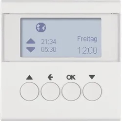 Berker, Zeitschaltuhr, Jalousie-Schaltuhr S.1/B 85741188 3/B.7 polarweiss,matt