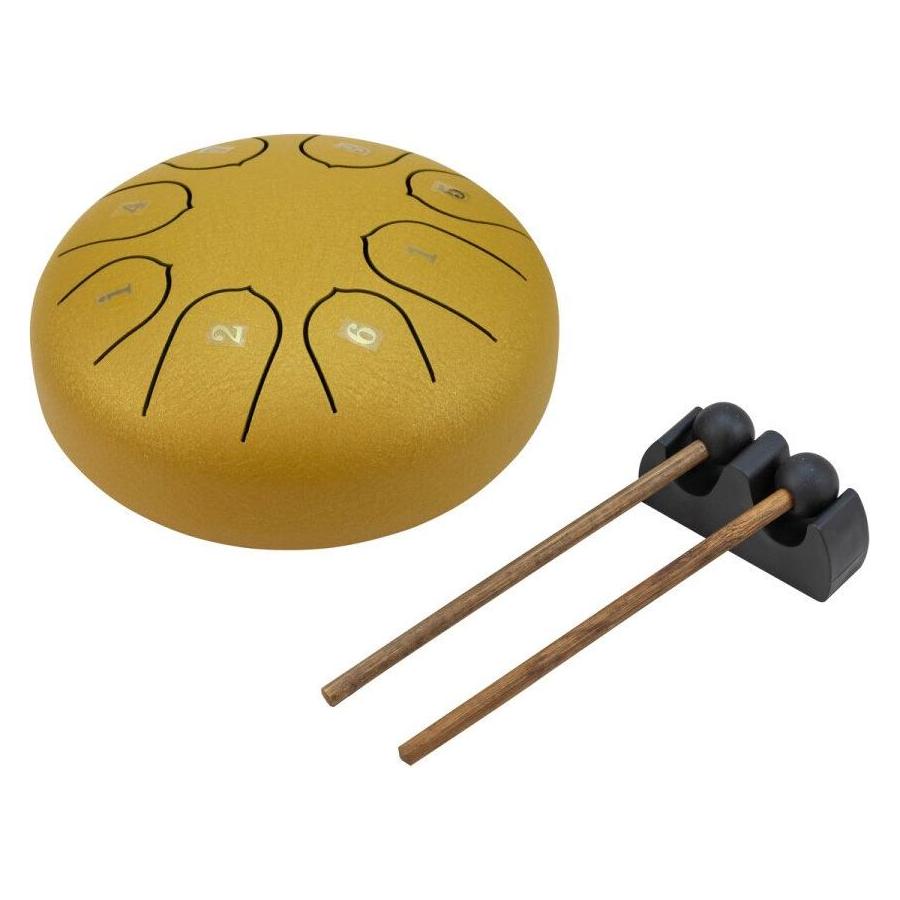 Dimavery TD-8 Steel Tongue Drum, gold (Perkussion) (26058340)