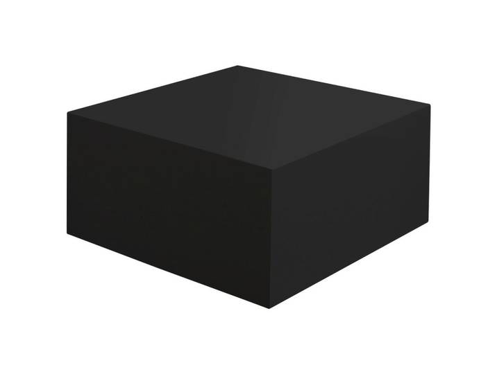 Livetastic Couchtisch, Schwarz Hochglanz, quadratisch, 60x30x60 cm, Wohnzimmer, Wohnzimmertische, Couchtische