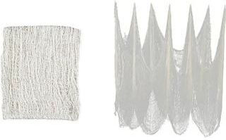 Uplift Picks Bloody Halloween Gauze Curtain For Terrifying Haunted House Party Display Decorations white 1 Pc
