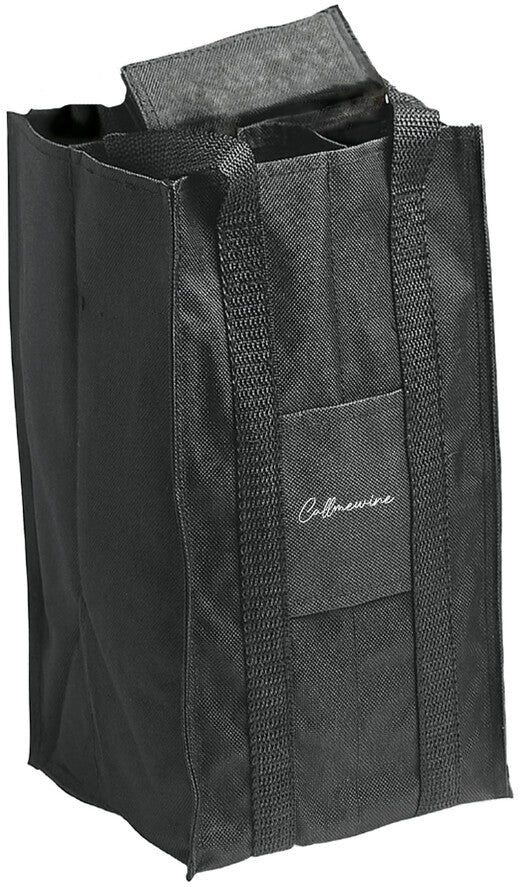 CallMeWine Borsa Vino 4 Bottiglie Nera