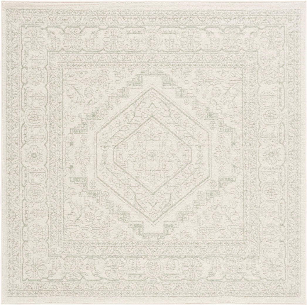 Latitude Vive Stromsburg Oriental Area Rug Sage/Ivory Square 182 cm