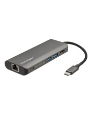 StarTech.com USB C Multiport Adapter HDMI SD Reader 2xA 1xC PD 3.0 Docking Station USB-C GigE (DKT30CSDHPD3)