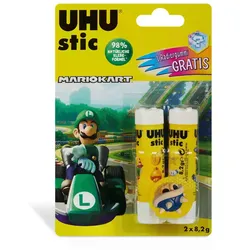 UHU stic 2x8,2g. + Radiergummi
