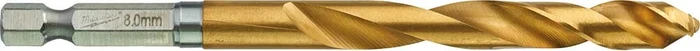 Milwaukee Metall HSS-G Tin Drill 8,0 mm Sechskantgriff (1PCS) (230228)