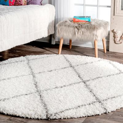 Nuloom Kesha Contemporary Trellis Shag Area Rug
