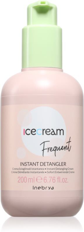 Inebrya Ice Cream Frequent Instant Detangler crème sans rinçage pour des cheveux faciles à démêler 200 ml