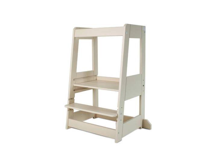 tiSsi Lernturm tiSsi® Felix, Creme, Holz, Buche, massiv, 54x91x45 cm, Babymöbel, Hochstühle & Zubehör, Lerntürme