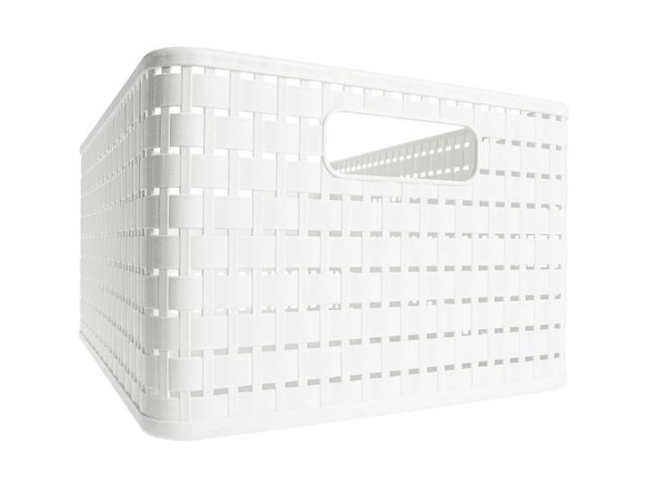 Rotho Korb Country Weiss A4 18 l