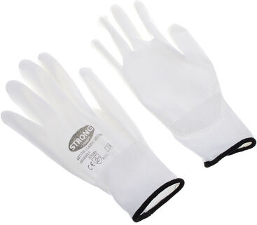 Thomann Nylon gloves white size 9 Weiß