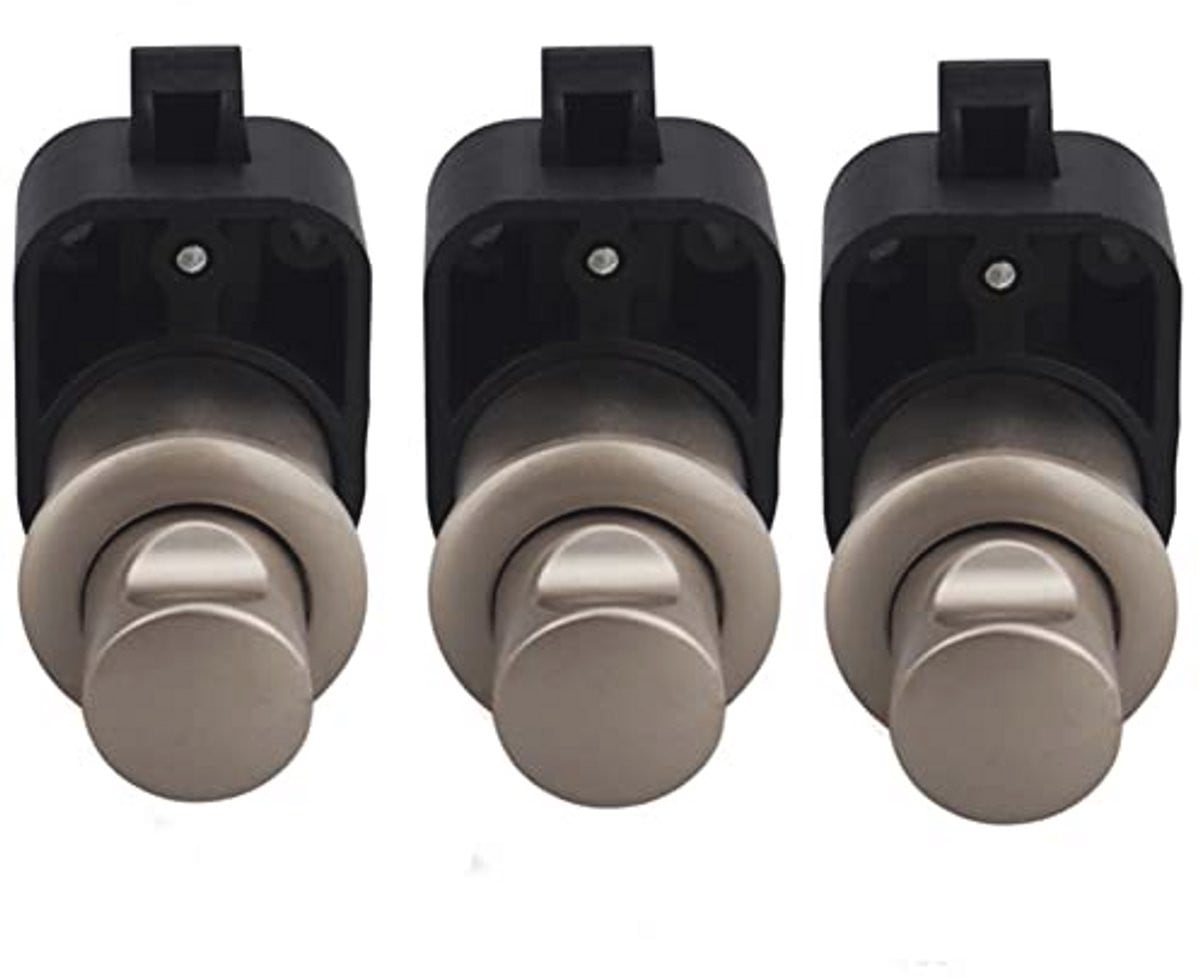 Set van 3 drukknoppen voor camper, boot en meubels