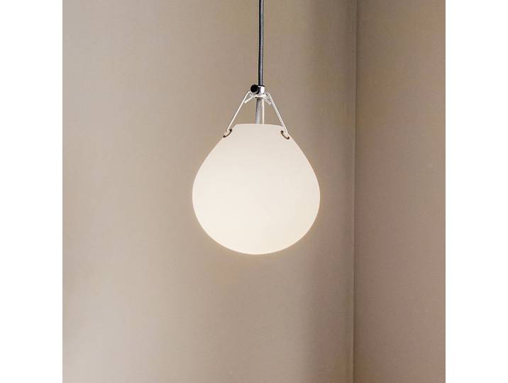 Moser Pendelleuchte Ø18,5 cm Matt White/Opal - Louis Poulsen - Wohnzimmer - Design - Glas - Einflammig