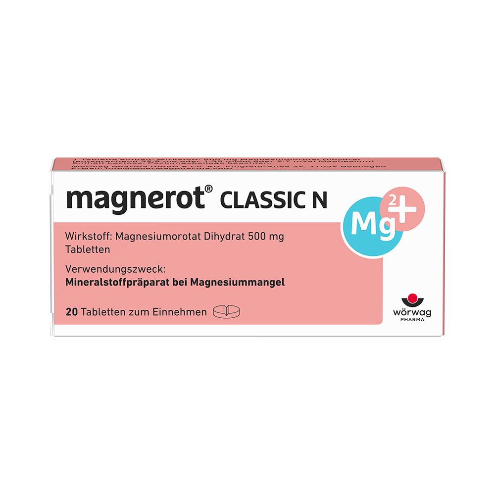 Magnerot Classic N Tabletten 20 St