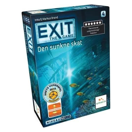 Lautapelit EXIT 4: Den Sunkne Skat (DA) (LPFI0172) (Dänisch) (LPFI119)