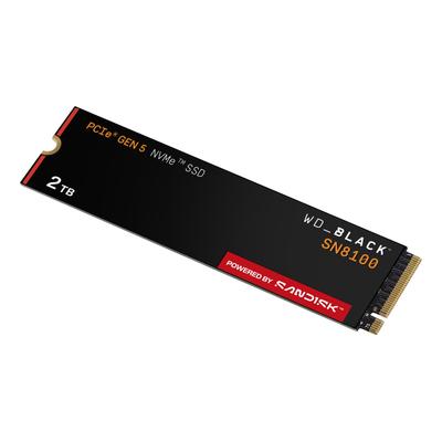 SANDISK interne SSD "WD_BLACK SN8100 NVMe", schwarz (ohne farbbezeichnung), 2 TB, Festplatten