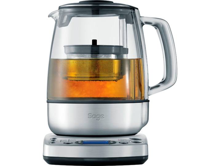 SAGE Wasser-/Teekocher The Tea Maker STM800 , silber (edelstahl, glas), B:20cm H:25cm T:15cm, Teeautomaten, Wasser-/Teekocher