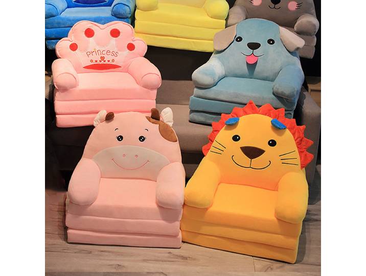 Canapé pliable pour enfants, siège rempli de mousse, lit de couchage pour enfants, canapé paresseux, fauteuil de lecture pour lecture, pépinière relaxante