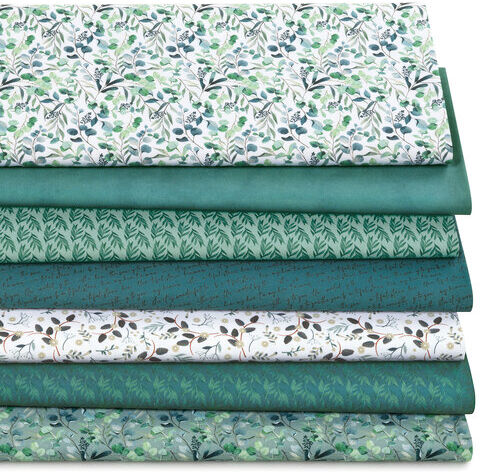 Patchwork- und Quiltpaket "Eukalyptus", grün-color