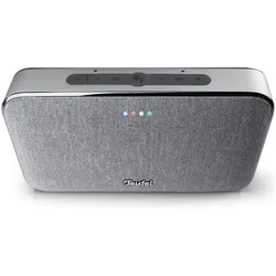 Teufel MOTIV GO VOICE Wi-Fi Bluetooth Speaker wireless silver white, Bluetooth Lautsprecher, Silber, Weiss