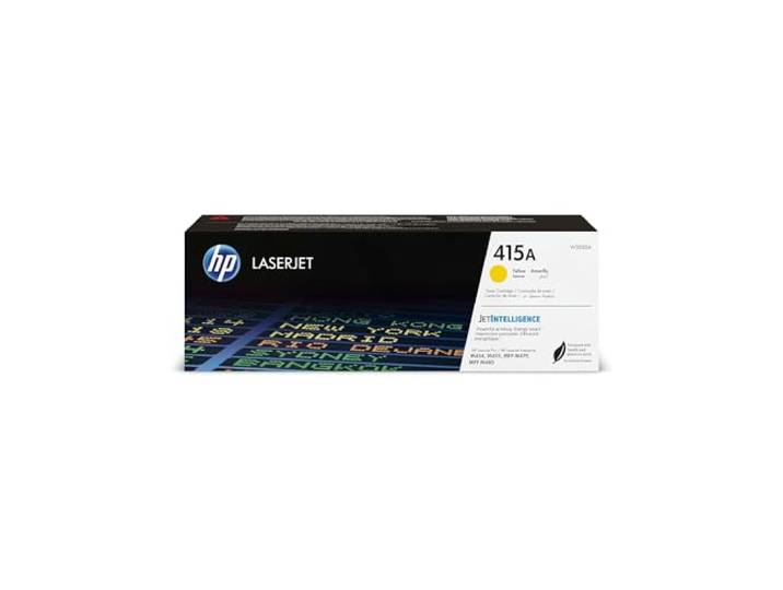 HP 415A W2032A Toner Jaune Authentique pour HP LaserJet Pro M454 / M479