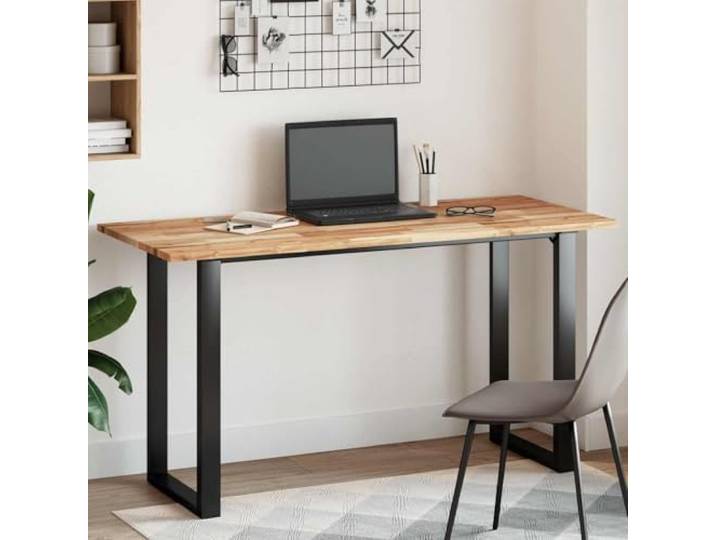PTUGUOF Tischplatte Massivholz Akazie 140x60x2 cm Rechteckig Robust, Pflegeleicht, Vielseitig für Esstisch, Bartisch, Couchtisch