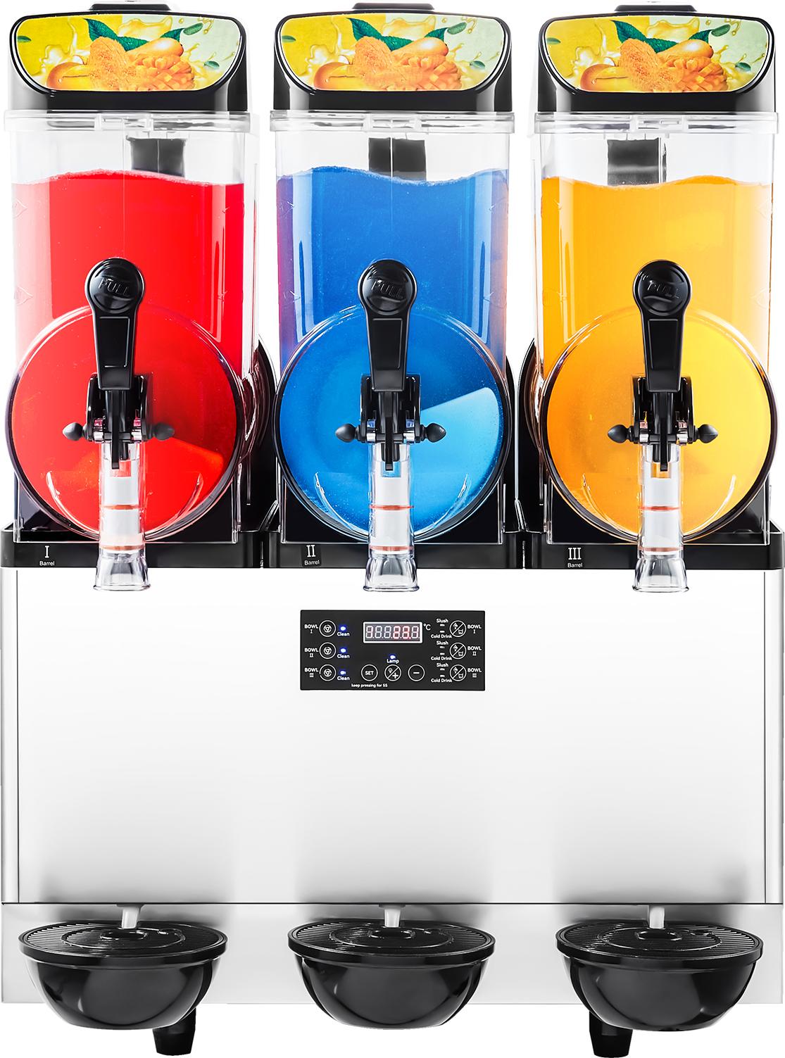 SucceBuy Kommerzielle Slushy-Maschine 15Lx3 für Margarita und Frozen Drinks