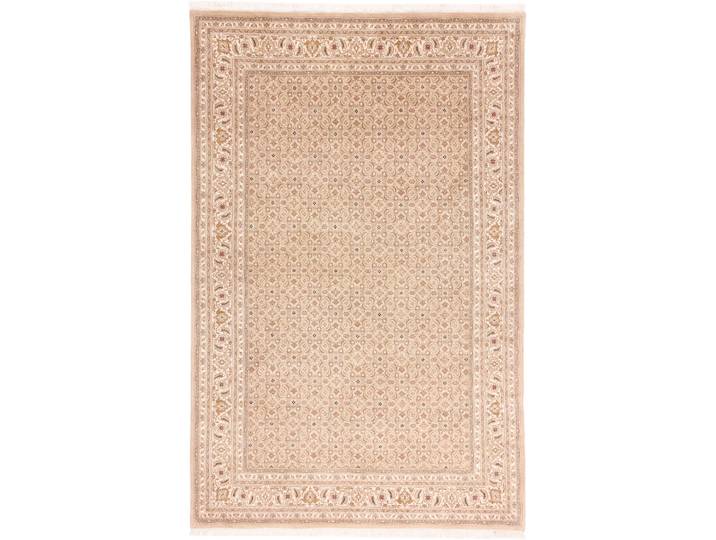 Indo Herati Teppich 195x297 Handgeknüpft Orientteppich Wolle