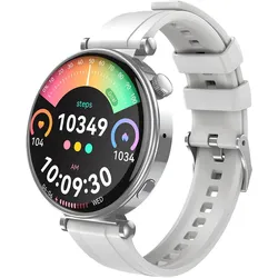xO Smartwatch GT4 Mini Amoled silber (42 mm, ohne SIM), Smartwatch
